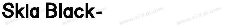 Skia Black字体转换
